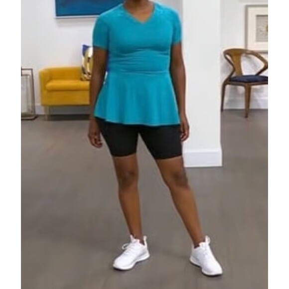 Tommie Copper Shirt XL Womens V Line Shoulder A Line Compression Centric Support - Picture 8 of 9